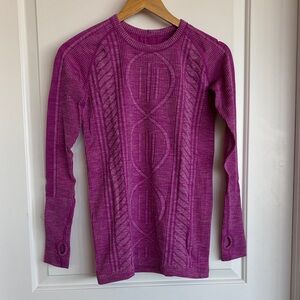 lululemon athletica Purple Long Sleeve Top
